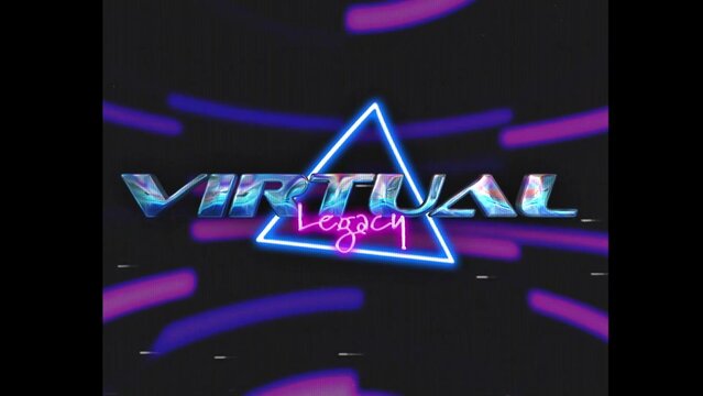 80s Retro Synthwave Neon Text Opener Intro 95 | Cyberpunk VHS Glitch Title Animation & Effects