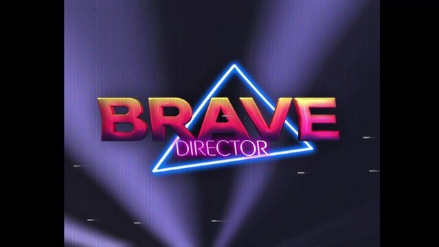 80s Retro Synthwave Neon Text Opener Intro 94 | Cyberpunk VHS Glitch Title Animation & Effects