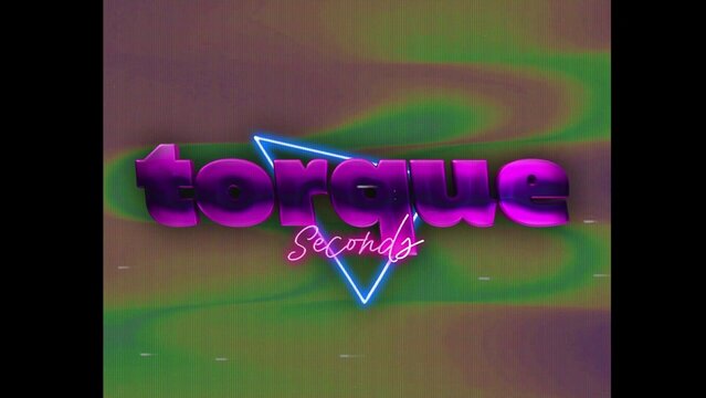80s Retro Synthwave Neon Text Opener Intro 154 | Cyberpunk VHS Glitch Title Animation & Effects