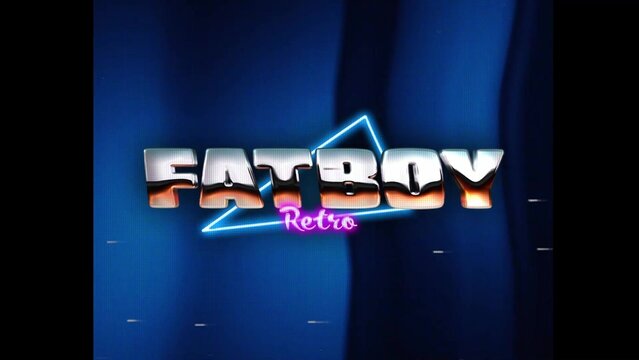 80s Retro Synthwave Neon Text Opener Intro 171 | Cyberpunk VHS Glitch Title Animation & Effects