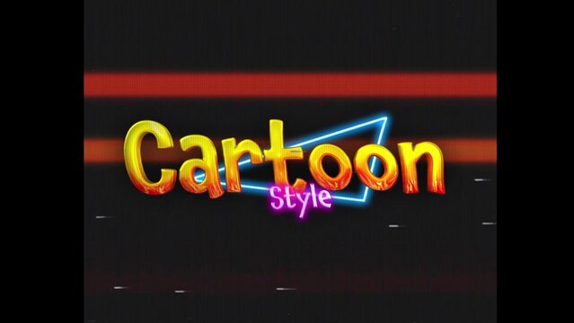 80s Retro Synthwave Neon Text Opener Intro 182 | Cyberpunk VHS Glitch Title Animation & Effects