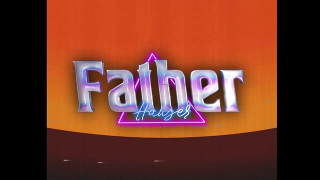 80s Retro Synthwave Neon Text Opener Intro 211 | Cyberpunk VHS Glitch Title Animation & Effects