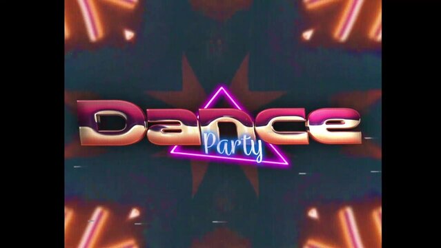 80s Retro Synthwave Neon Text Opener Intro 231 | Cyberpunk VHS Glitch Title Animation & Effects