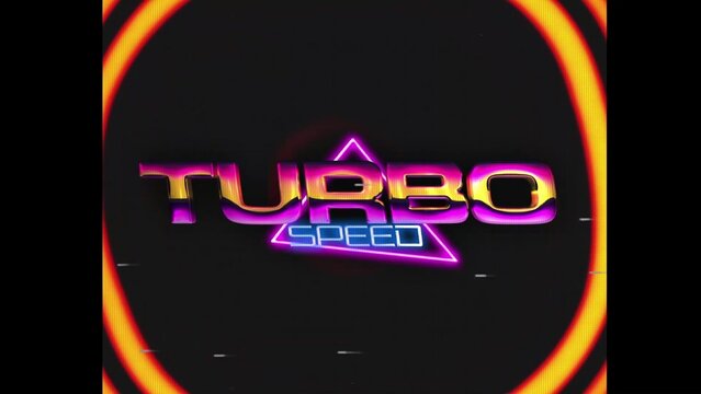 80s Retro Synthwave Neon Text Intro Opener 234 | Cyberpunk VHS Glitch Title Animation & Effects