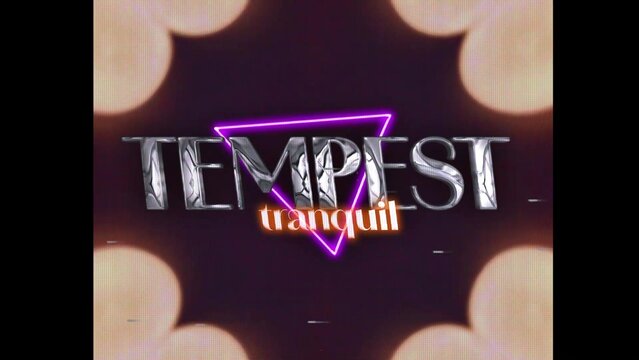 80s Retro Synthwave Neon Text Intro Opener 24 | Cyberpunk VHS Glitch Title Animation & Effects