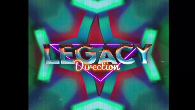 80s Retro Synthwave Neon Text Intro Opener 22 | Cyberpunk VHS Glitch Title Animation & Effects