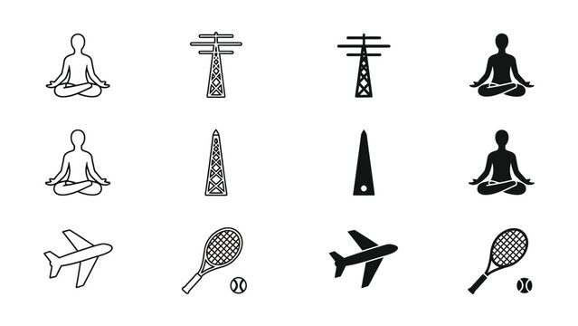 Visual metaphor comparisons between human poses and everyday objects