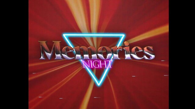 80s Retro Synthwave Neon Text Intro Opener 45 | Cyberpunk VHS Glitch Title Animation & Effects