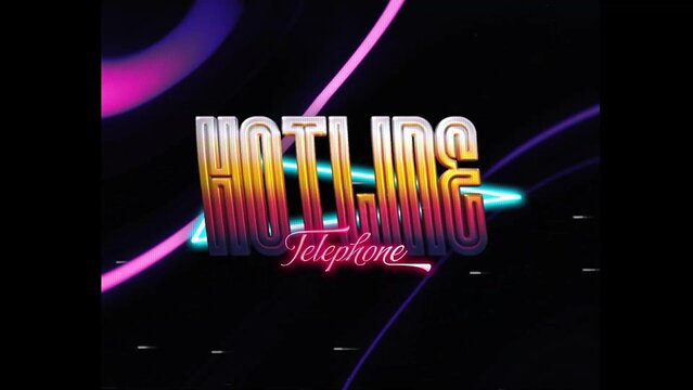 80s Retro Synthwave Neon Text Intro Opener 72 | Cyberpunk VHS Glitch Title Animation & Effects