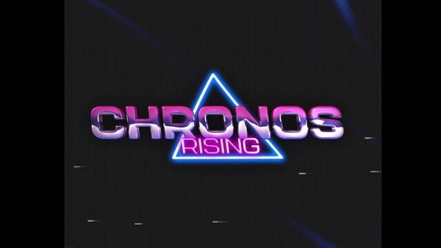 80s Retro Synthwave Neon Text Intro Opener 96 | Cyberpunk VHS Glitch Title Animation & Effects