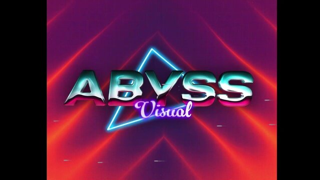 80s Retro Synthwave Neon Text Intro Opener 127 | Cyberpunk VHS Glitch Title Animation & Effects