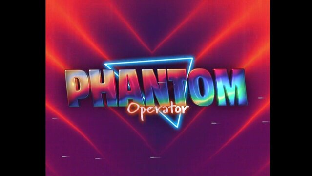 80s Retro Synthwave Neon Text Intro Opener 128 | Cyberpunk VHS Glitch Title Animation & Effects