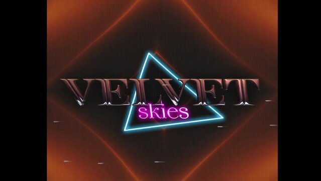80s Retro Synthwave Neon Text Intro Opener 141 | Cyberpunk VHS Glitch Title Animation & Effects