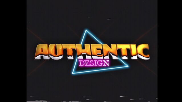 80s Retro Synthwave Neon Text Intro Opener 142 | Cyberpunk VHS Glitch Title Animation & Effects