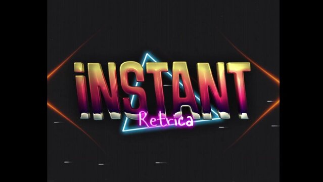 80s Retro Synthwave Neon Text Intro Opener 140 | Cyberpunk VHS Glitch Title Animation & Effects