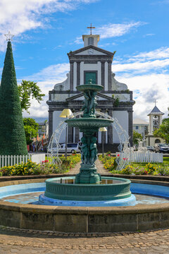 Architecture of Saint Benoit resort on Reunion Island, France