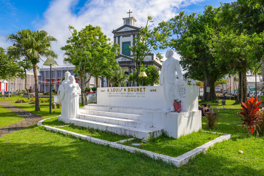 Architecture of Saint Benoit resort on Reunion Island, France