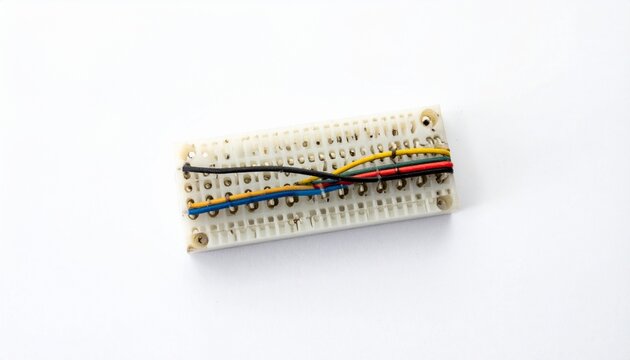 Single populated electronic breadboard