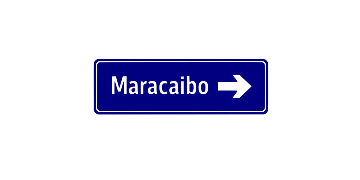 Maracaibo road sign.
