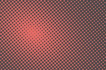 Obraz premium Abstract pop art creative concept. Colorful polka dots retro comics background. Cartoon modern halftone pattern. Design for poster, card, sale banner, empty bubble.