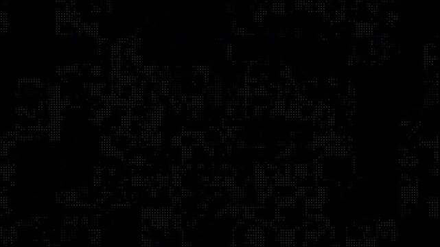 Animated glitch halftone grunge abstract background digital noise screen texture cyber