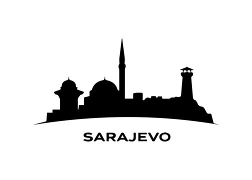 Sarajevo city skyline
Vector city skyline on a white background