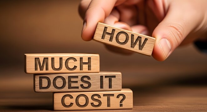 How Much Does It Cost? Financial Question Concept