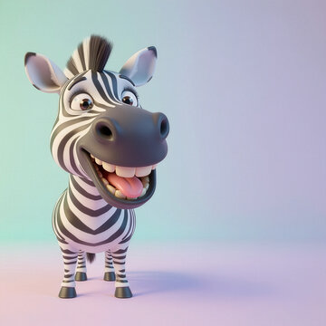 cartoon zebra