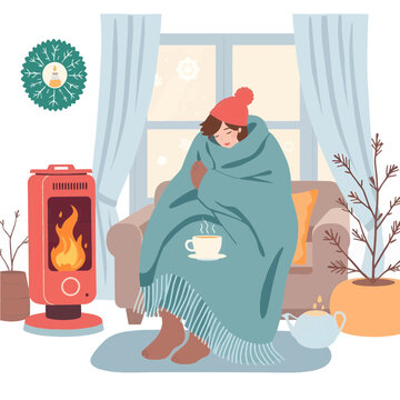 woman in winter clothes