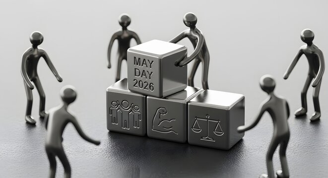 May Day 2026 - Workers Rights and Labor Day Concept