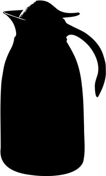 vector illustration of  ice thermos