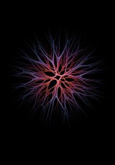 Fototapeta premium An infinite black void features rhythmic pulses of deep shadows that expand and contract like organic tissue in a surreal abstract motion, black, breathing, liquid