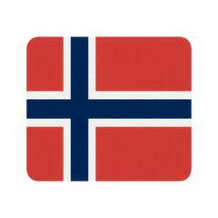 Obraz premium Bold Norwegian flag design evokes national pride and modern Nordic identity for your projects