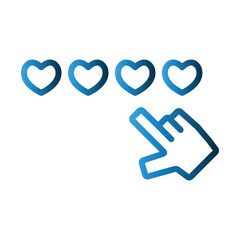 Fototapeta premium Feedback icon design template