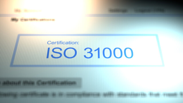 Camera Slides By A Business Certification of ISO 31000