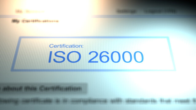 Camera Slides By A Business Certification of ISO 26000