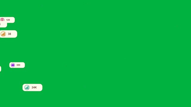 Dots popping, metric badges sliding in and stacking, collapsing, showing stats on transparent HUD