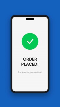 Sleek mobile application interface simulates a smooth checkout flow to highlight efficient digital shopping for retail marketing campaigns.