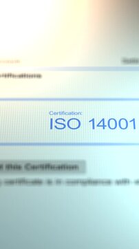 Camera Slides By A Business Certification of ISO 14001- Vertical.
