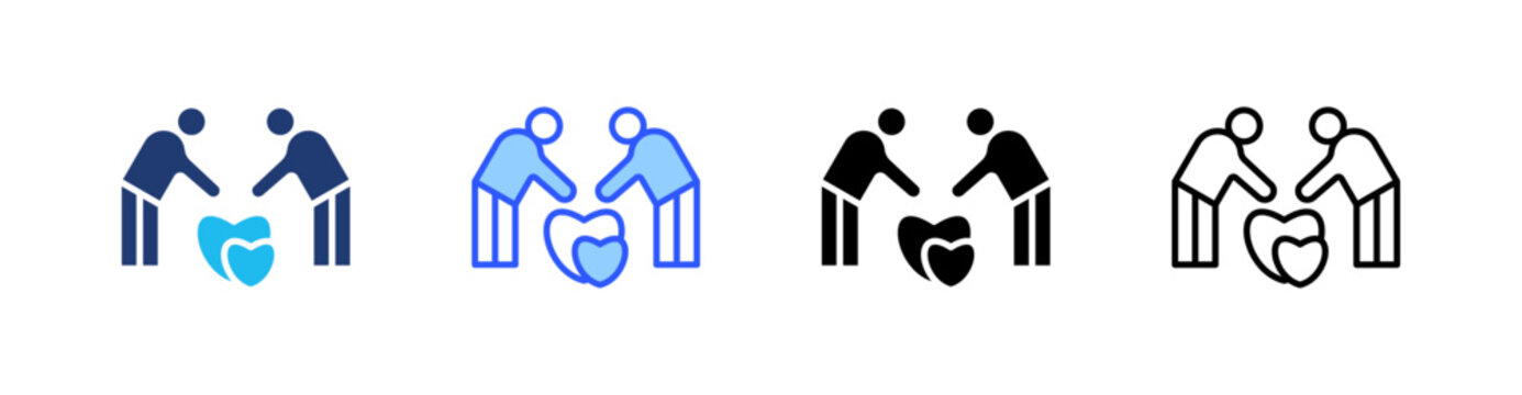 Civility Multiple Style Icon Set Collection Pack Web Banner Vector 