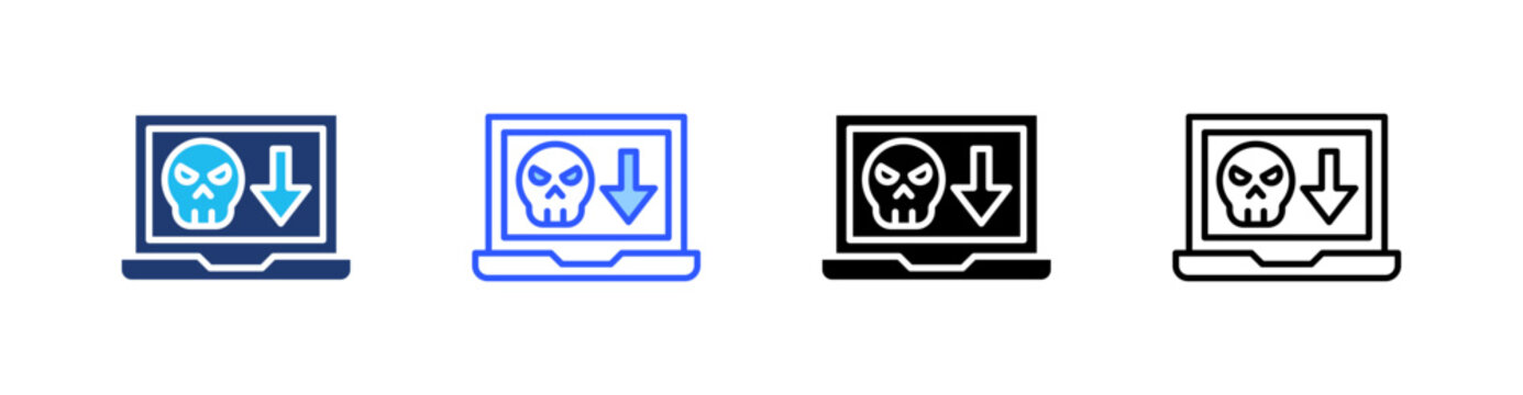 Piracy Multiple Style Icon Set Collection Pack Web Banner Vector 