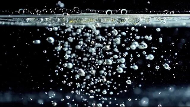 Champagne bottle pouring into crystal flute glass with bubbles rising and golden liquid swirling
