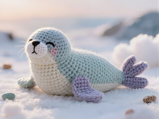 Fototapeta premium Seal Rest Pose
