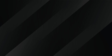 Obraz premium Modern black white abstract background. Minimal. Gradient. Dark grey banner with geometric shapes, lines, stripes, triangles. Design. Futuristic. Cut paper or metal effect.vector eps10