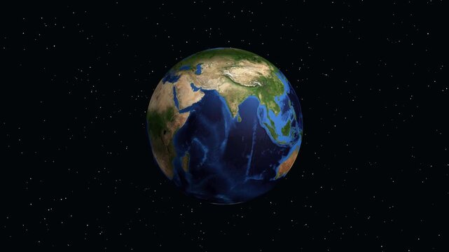 Global Zoom Animation to Netanya Israel with Geographic Data Overlay