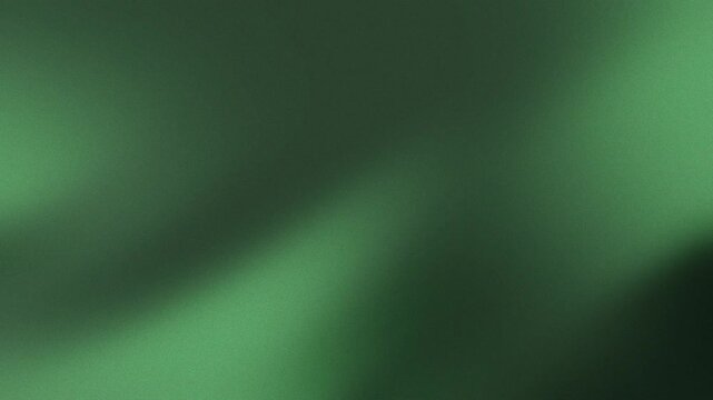 Abstract emerald green gradient background with film grain texture and diagonal soft light for cinematic title sequence or professional corporate branding