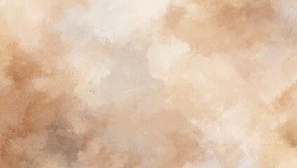 Fototapeta premium Abstract, soft beige and brown texture with a layered, cloud-like appearance, creating a warm and inviting background.