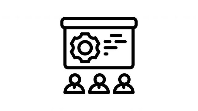 training animated icon