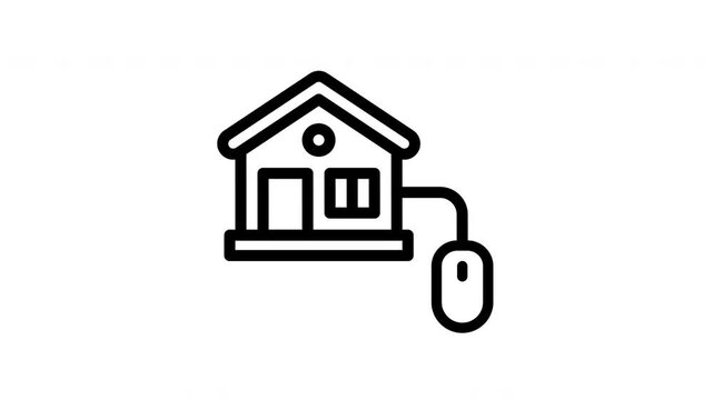 house animated icon