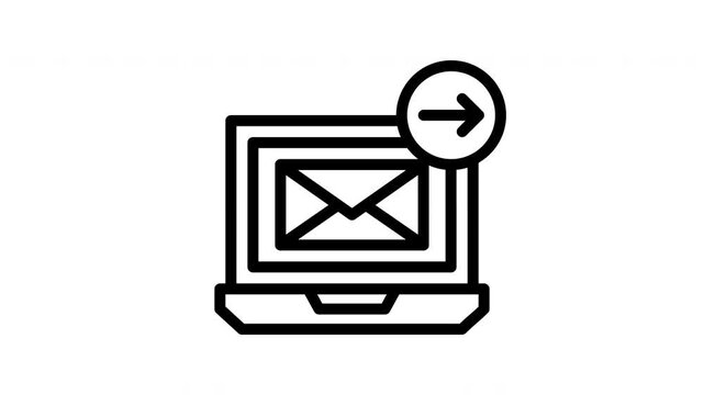send message animated icon